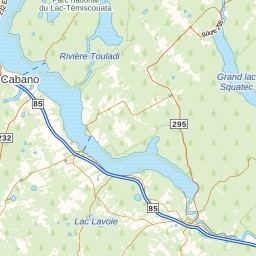 Cabano Quebec Map