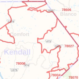 Boerne Tx Zip Code Map